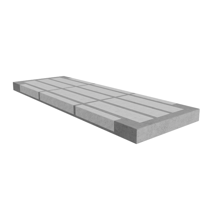 Trave a doppia pendenza con solaio a lastra (Solaio Piano) - Moretti Modular Contractor