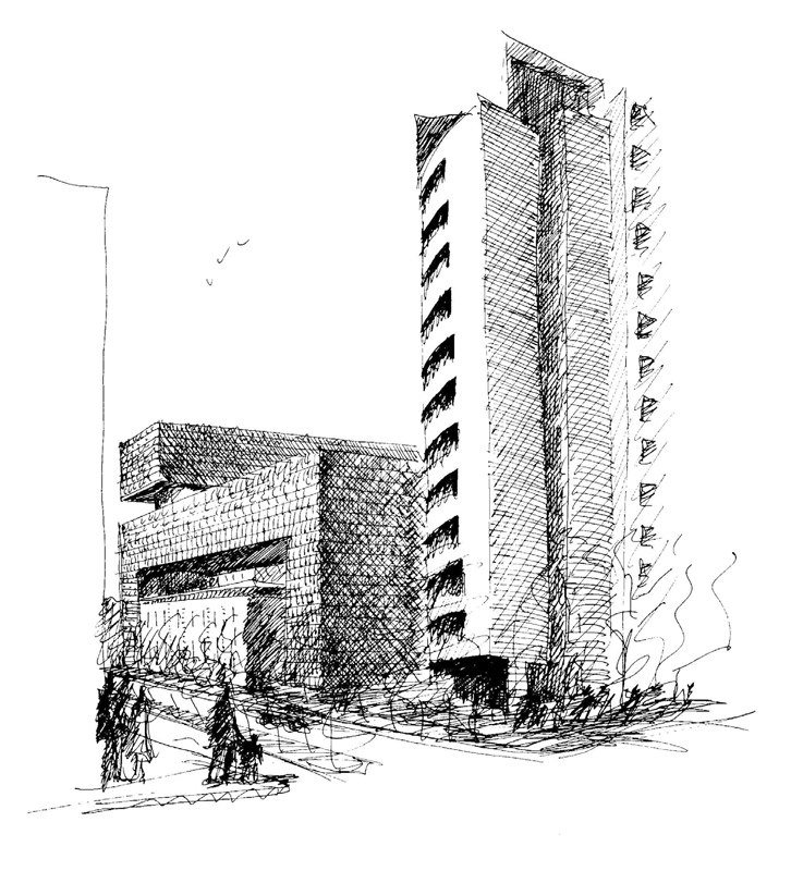 disegno tecnico residenze campari