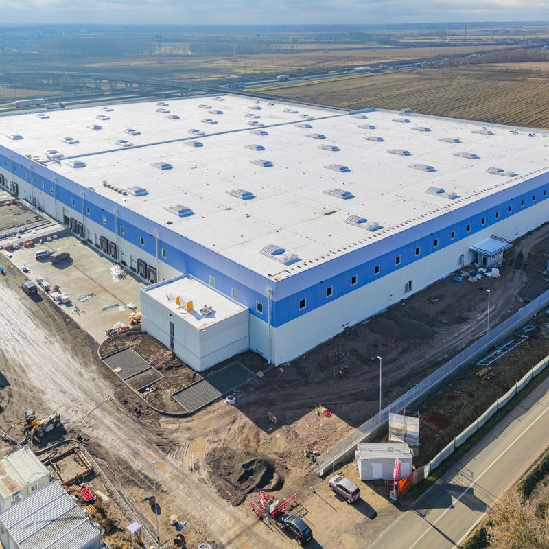 Balocco Logistics, Balocco, Vercelli, Italia - vista aerea